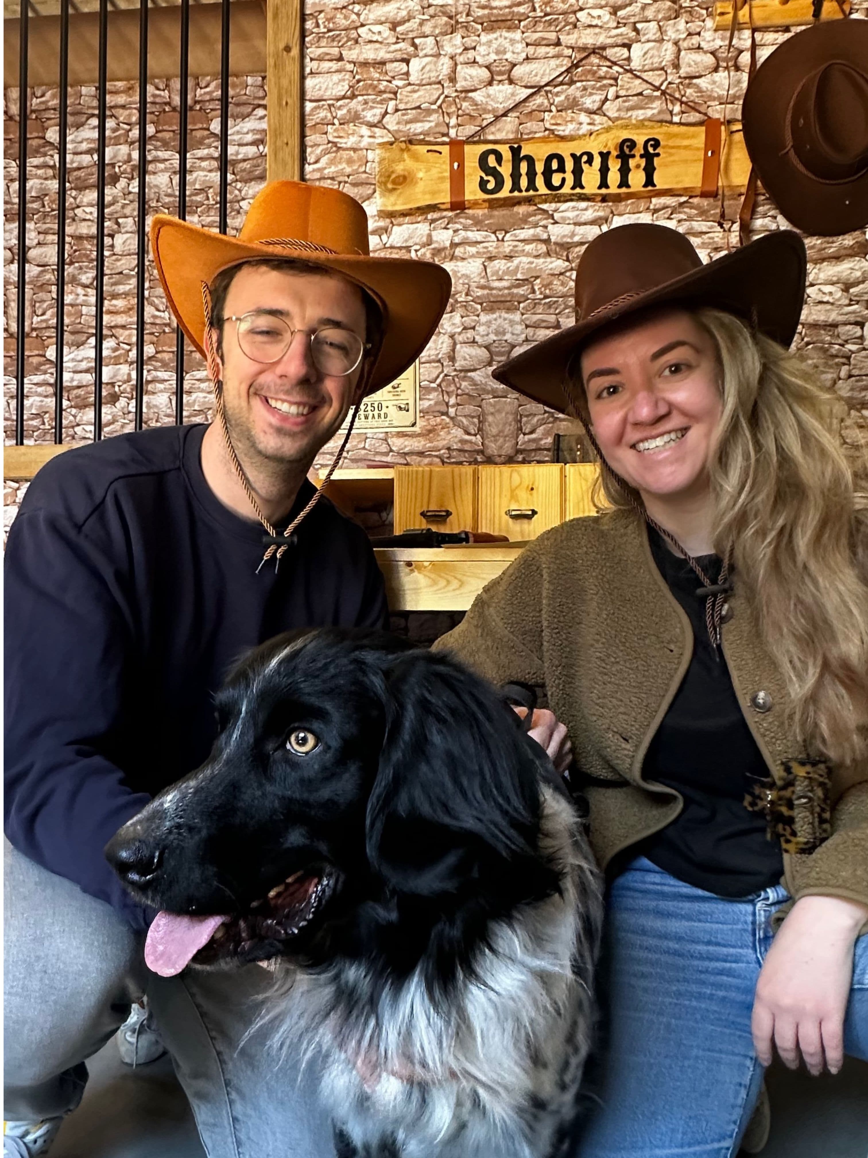 Familie met hond tijdens de testdag van The Stolen Snack